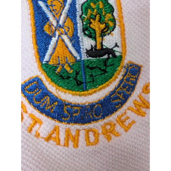 Vintage Old Course St Andrews Scotland Polo Shirt: Pink Golf Shirt Golfer Gift - Picture 4 of 8